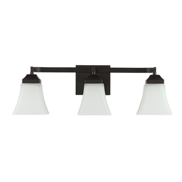 Staunton Iron/Glass Modern Cottage LED Vanity Light